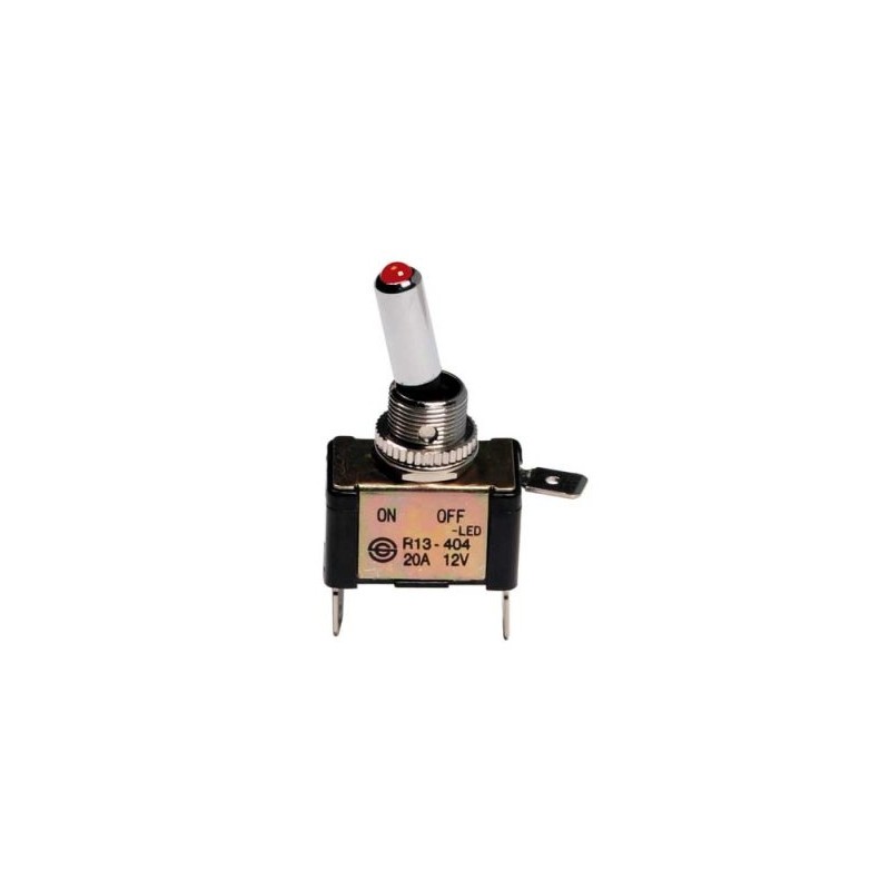 Switch with red light 12V