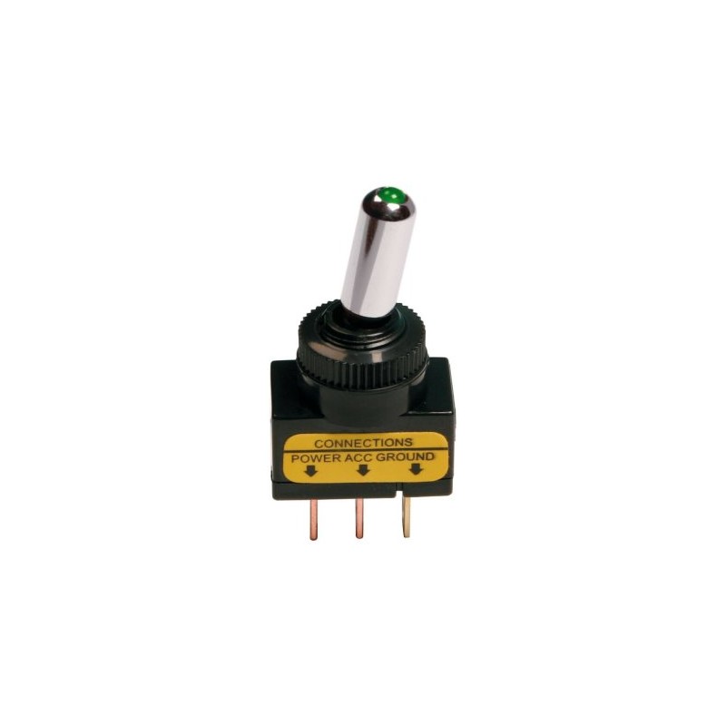 Alumiiniumist lüliti Led ,12/24,roheline