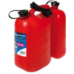 2 sektsiooniga kanister plastik 5+3l