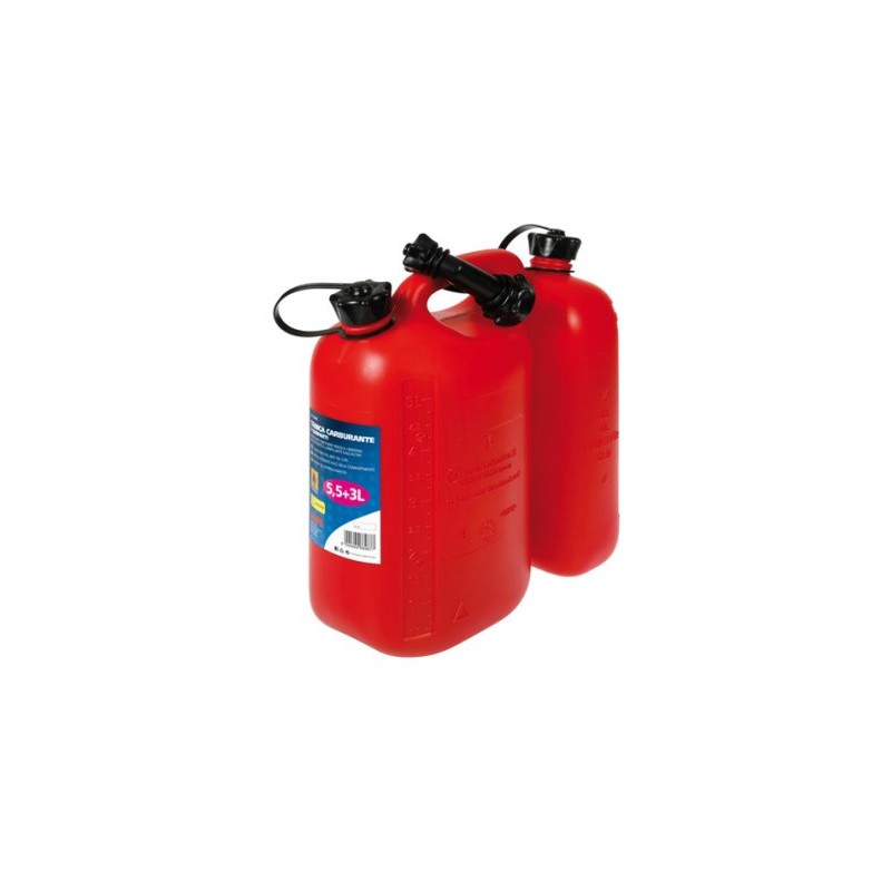 2 sektsiooniga kanister plastik 5+3l