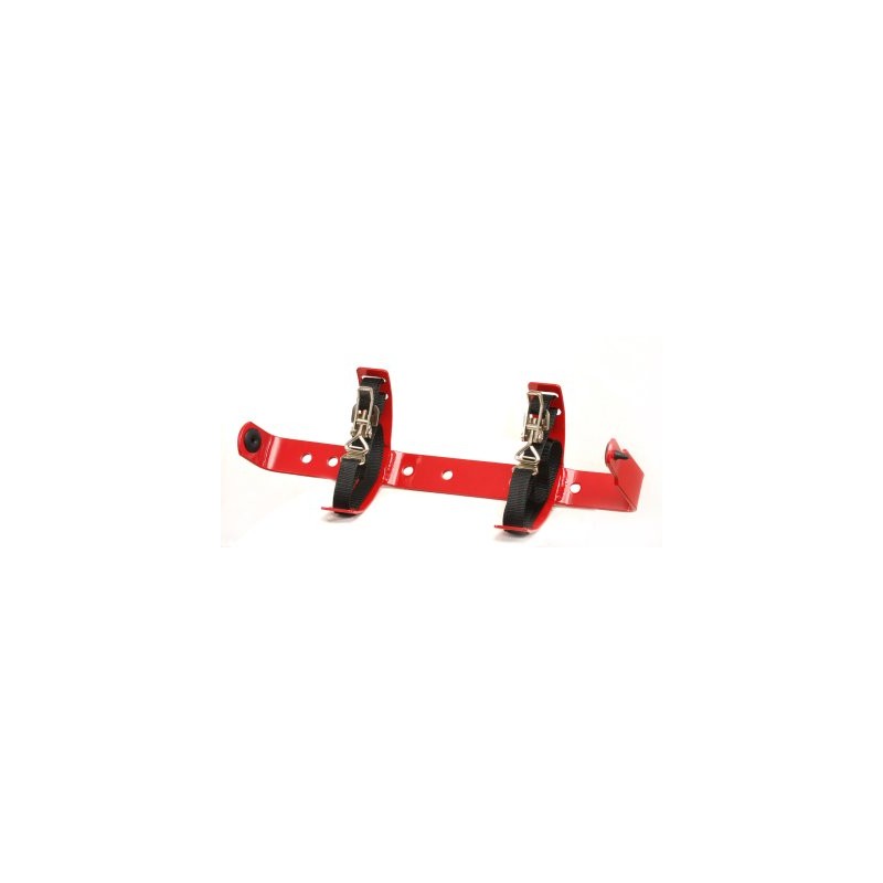 Fixing clamp for 6Kg fire extinguisher
