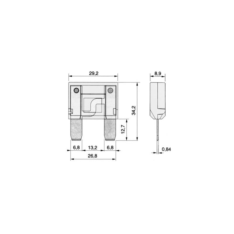 Kaitse maxi 60A 29,2#34,2mm