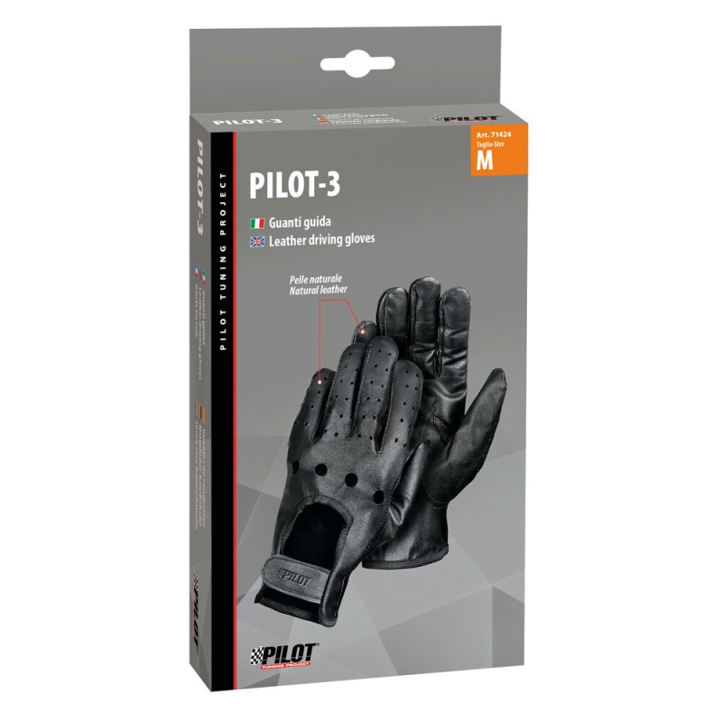 Перчатки Pilot M черные