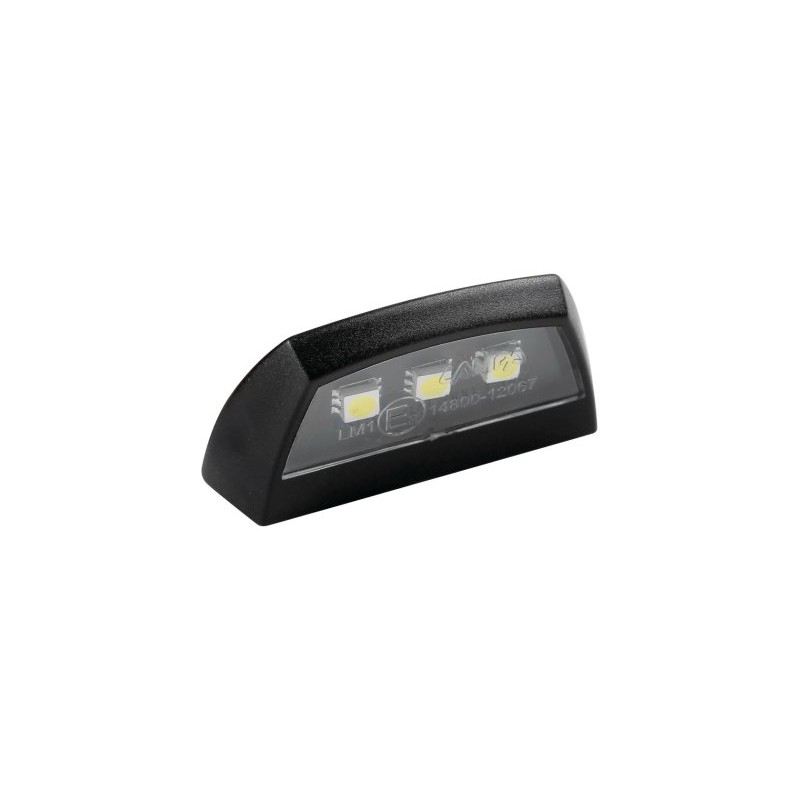 Номерной фонарь 3 SMD светодиода, 12 В, 58*31*14 мм, E Номерной фонарь 3 SMD светодиода, 12 В, 58*31*14 мм, E
