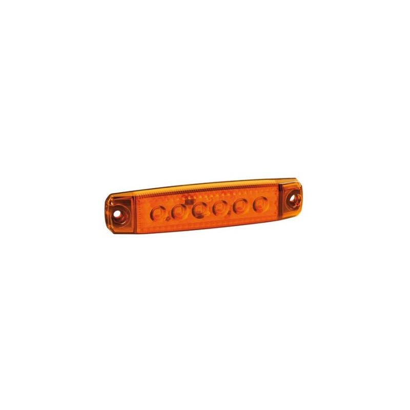 Led tuli 6 ledi,12/24V,oranz,96*20*9mm