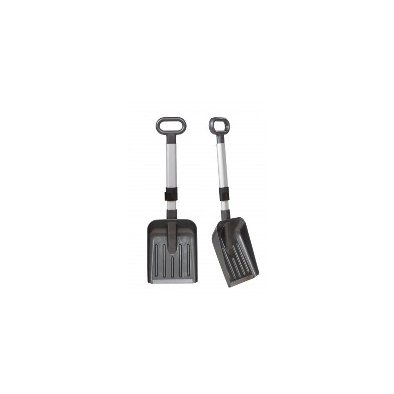 Telescopic snow shovel with alum.edge 77-101cm