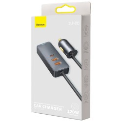 Baseus laadija 2xUSB/2xUSB-C 120W 12/24V