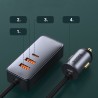 Baseus laadija 2xUSB/2xUSB-C 120W 12/24V