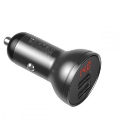 Baseus USB laadija 2 pesaga 12/24V
