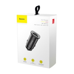 Зарядное устройство Baseus USB/USB-C для автомобиля 30 Вт