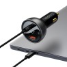 Автомобильное зарядное устройство Baseus USB/USB-C 140 Вт