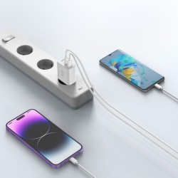 Tech-Protect laadija 30W 2xUSBC +USB-A- veoauto varuosad- Nordparts
