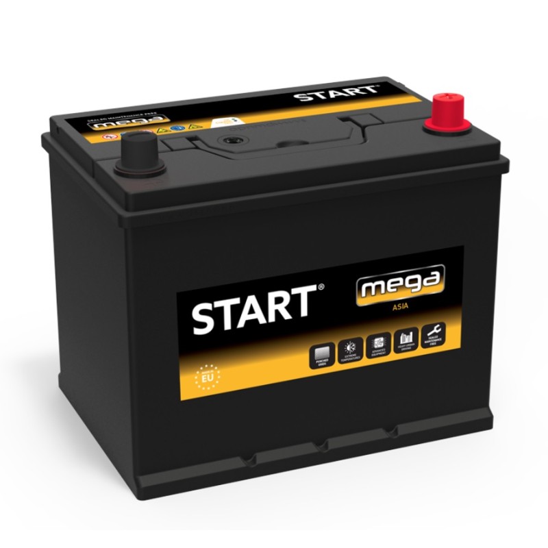 Start Mega 60Ah 450A 230x170x220-+