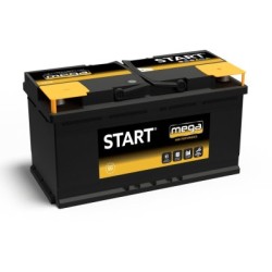 Start Mega 100Ah 840A 353x175x190-+- veoauto varuosad- Nordparts