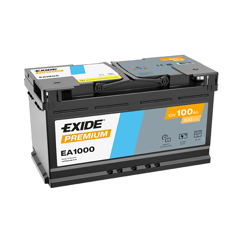Exide Premium 100Ah900A353x175x190-+ Exide Premium 100Ah900A353x175x190-+