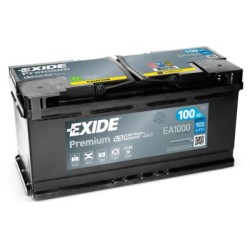 Exide Premium 100Ah900A353x175x175x190-+