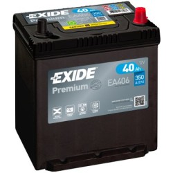 Exide Premium 40Ah360A 187x127x220-+