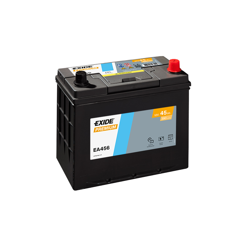 Exide Premium 45Ah390A 237x127x227-+