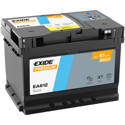 Exide Premium 61Ah600A 242x175x175-+- veoauto varuosad- Nordparts