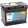 Exide Premium 64Ah640A 242x175x190-+