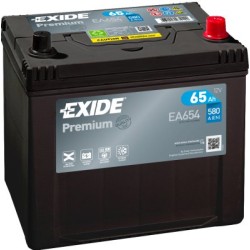 Exide Premium 65Ah580A 230x173x222-+