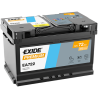 Exide Premium 72Ah720A 278x175x175-+