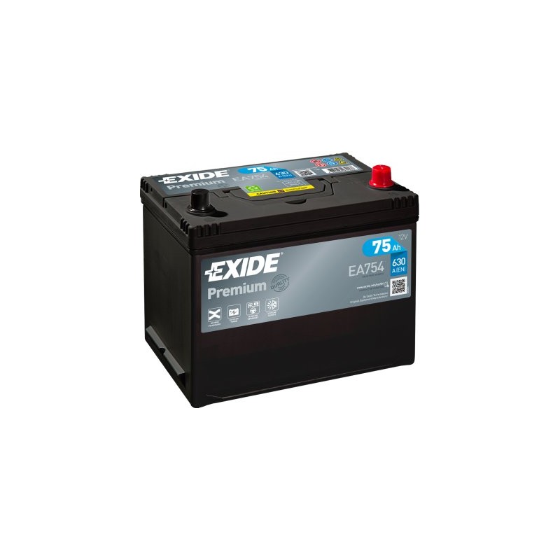 Exide Premium 75Ah630A 260x170x222-+- запчасти для грузовиков- Nordparts