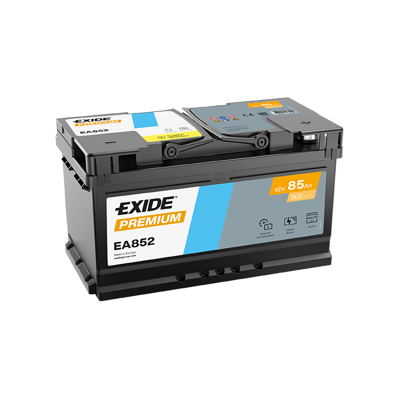 Exide Premium 85Ah800A 315x175x175-+ Exide Premium 85Ah800A 315x175x175-+