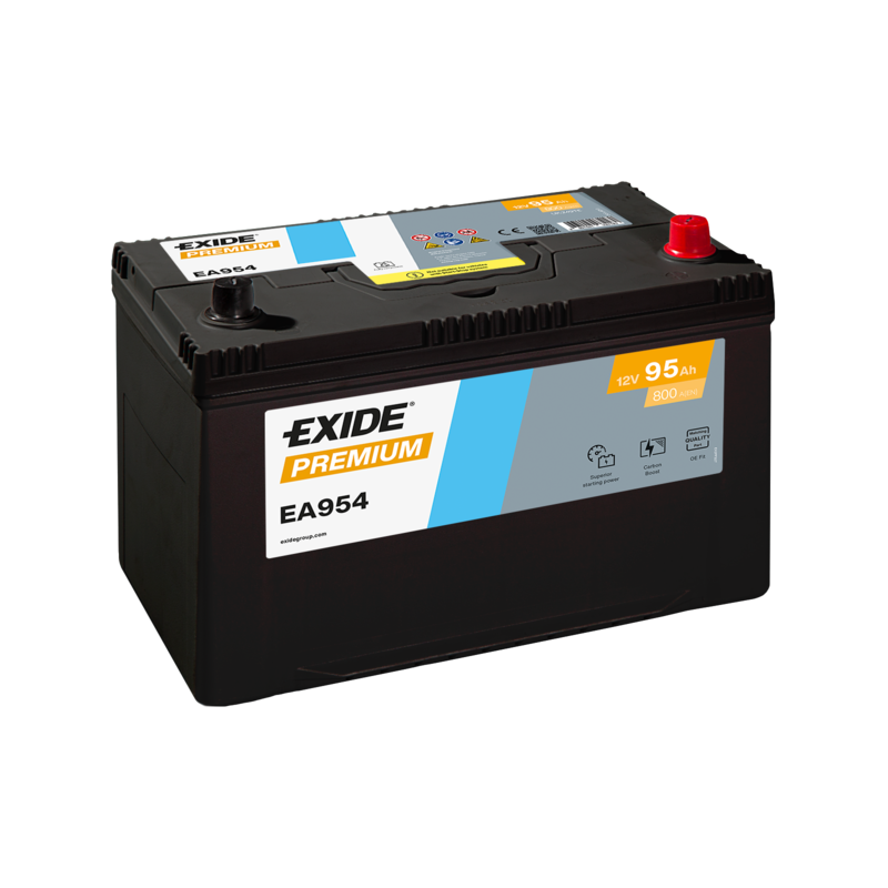 Exide Premium 95Ah800A 306x173x222-+