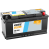 Exide Excell 110Ah 850A 394x175x190-+