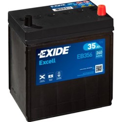 Exide Excell 35Ah 240A 187x127x220 MIINUS-PLUSS- veoauto varuosad- Nordparts