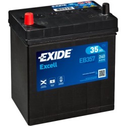 Exide Excell 35Ah 240A 187x127x220 PLUSS-MIINUS- veoauto varuosad- Nordparts