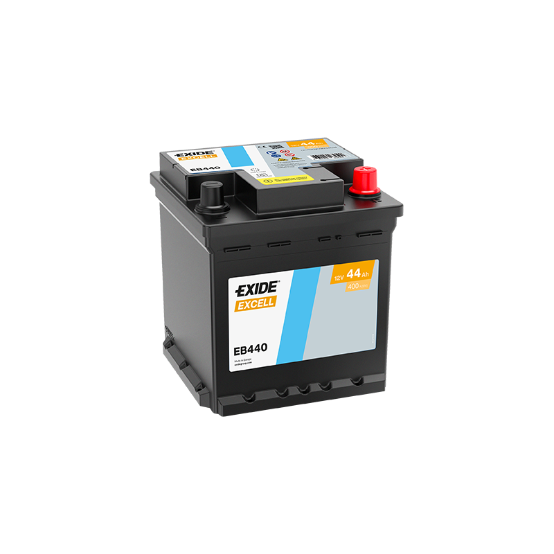 Exide Excell 44Ah 400A 175x175x190-+