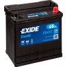Exide Excell 45Ah 330A 218x133x223-+