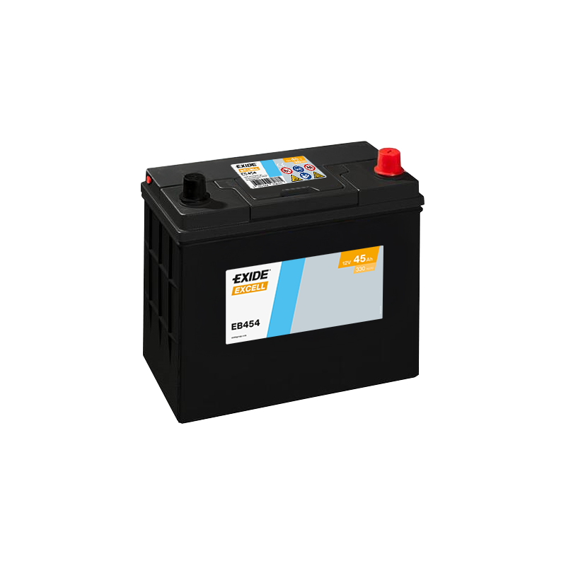Exide Excell 45Ah 330A 237x127x227-+