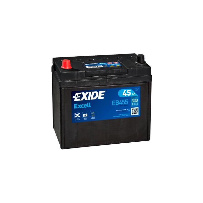 Exide Excell 45Ah 330A 237x127x227+-- запчасти для грузовиков- Nordparts
