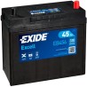 Exide Excell 45Ah 300A 234x127x220-+J