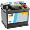 Exide Excell 50Ah 450A 207x175x190-+