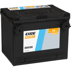 Exide Excell 55Ah 620A 230x180x186+- USA