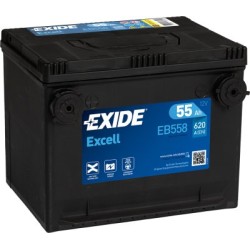 Exide Excell 55Ah 620A 230x180x186+- США