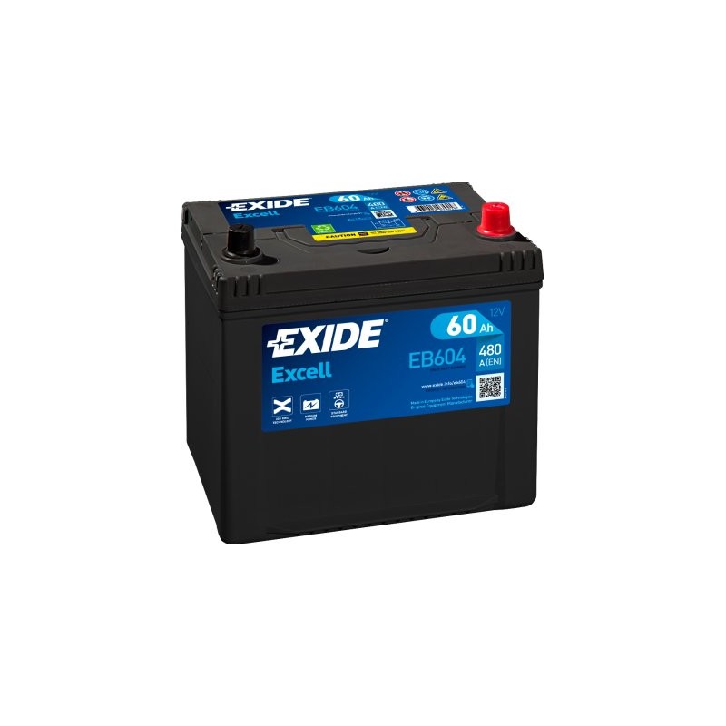 Exide Excell 60Ah 390A 230x172x220-+- запчасти для грузовиков- Nordparts