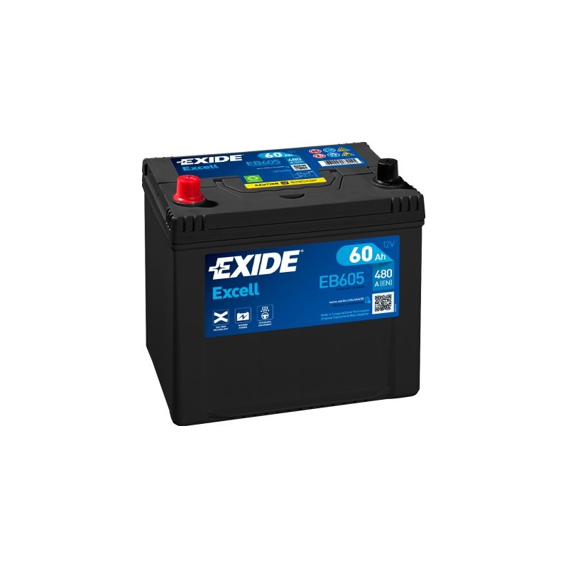 Exide Excell 60Ah 390A 230x172x220+-- запчасти для грузовиков- Nordparts