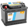 Exide Excell 62Ah 540A 242x175x190+-