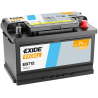 Exide Excell 71Ah 670A 278x175x175-+