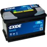 Exide Excell 71Ah 670A 278x175x175-+