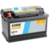 Exide Excell 74Ah 680A 278x175x190+-