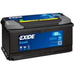 Exide Excell 85Ah 760A 353x175x175-+