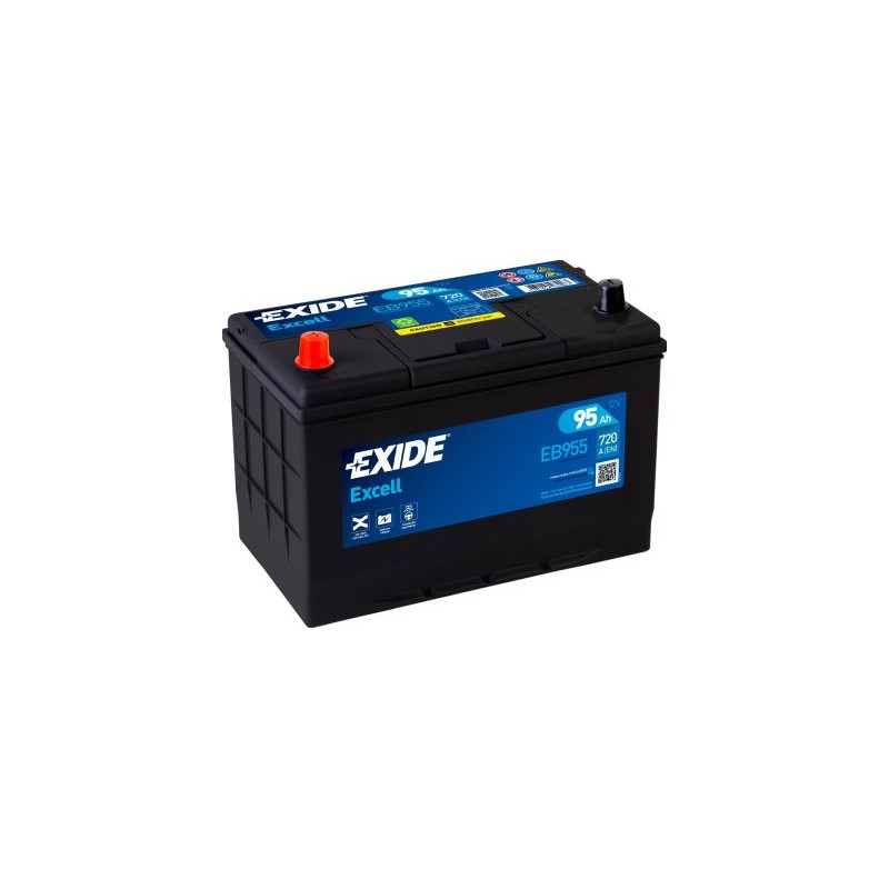 Exide Excell 95Ah 720A 306x173x222+-- запчасти для грузовиков- Nordparts