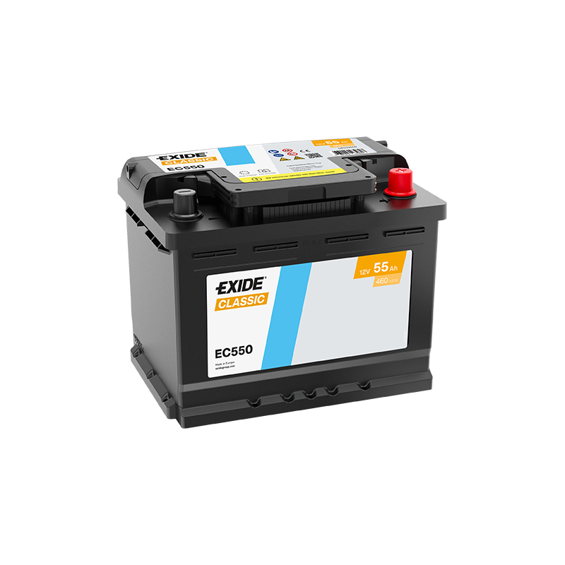 Exide Classic 55Ah 460A 242x175x190-+