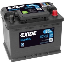 Exide Classic 55Ah 460A 242x175x190-+